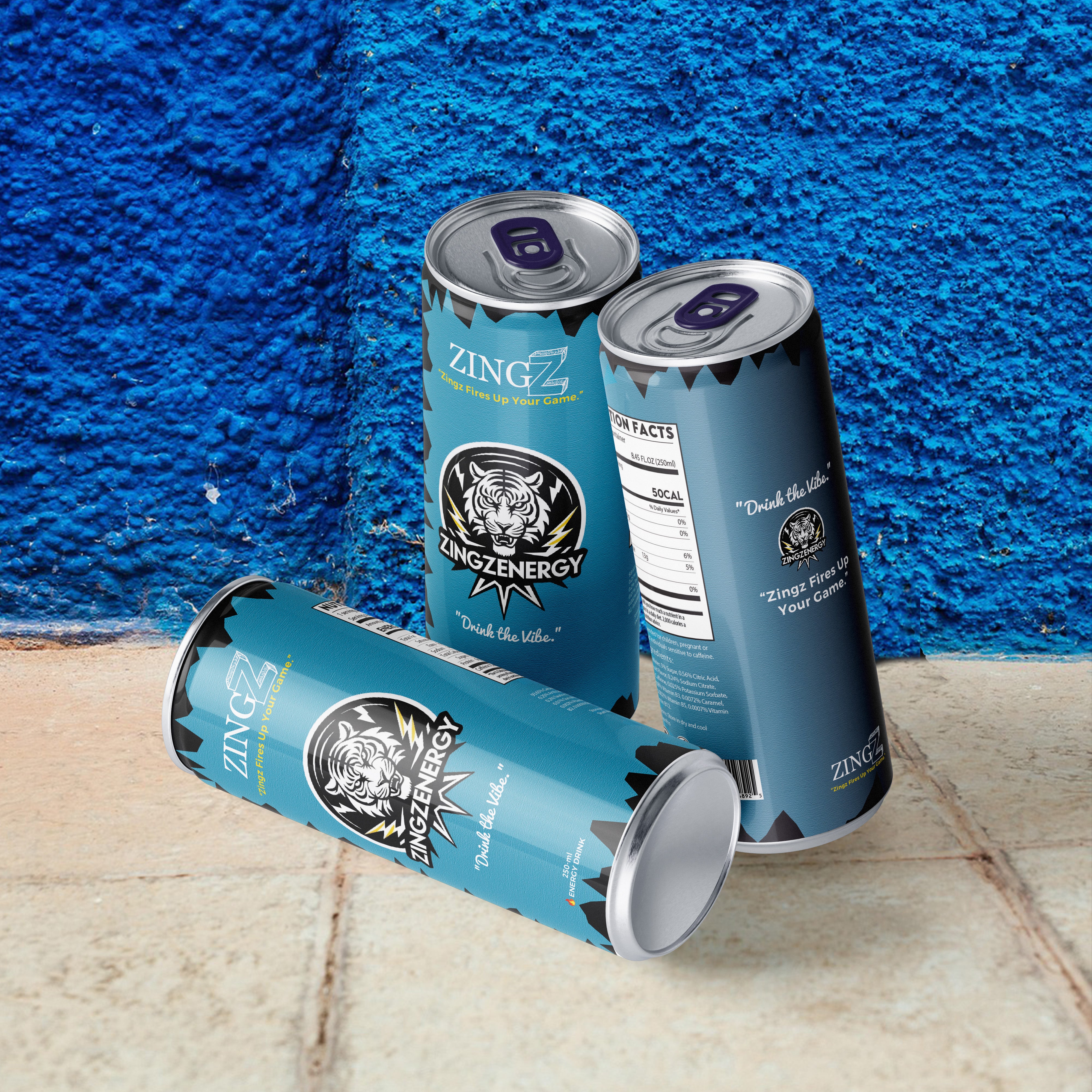 Zingz "Drink the vibe" Energy Drink